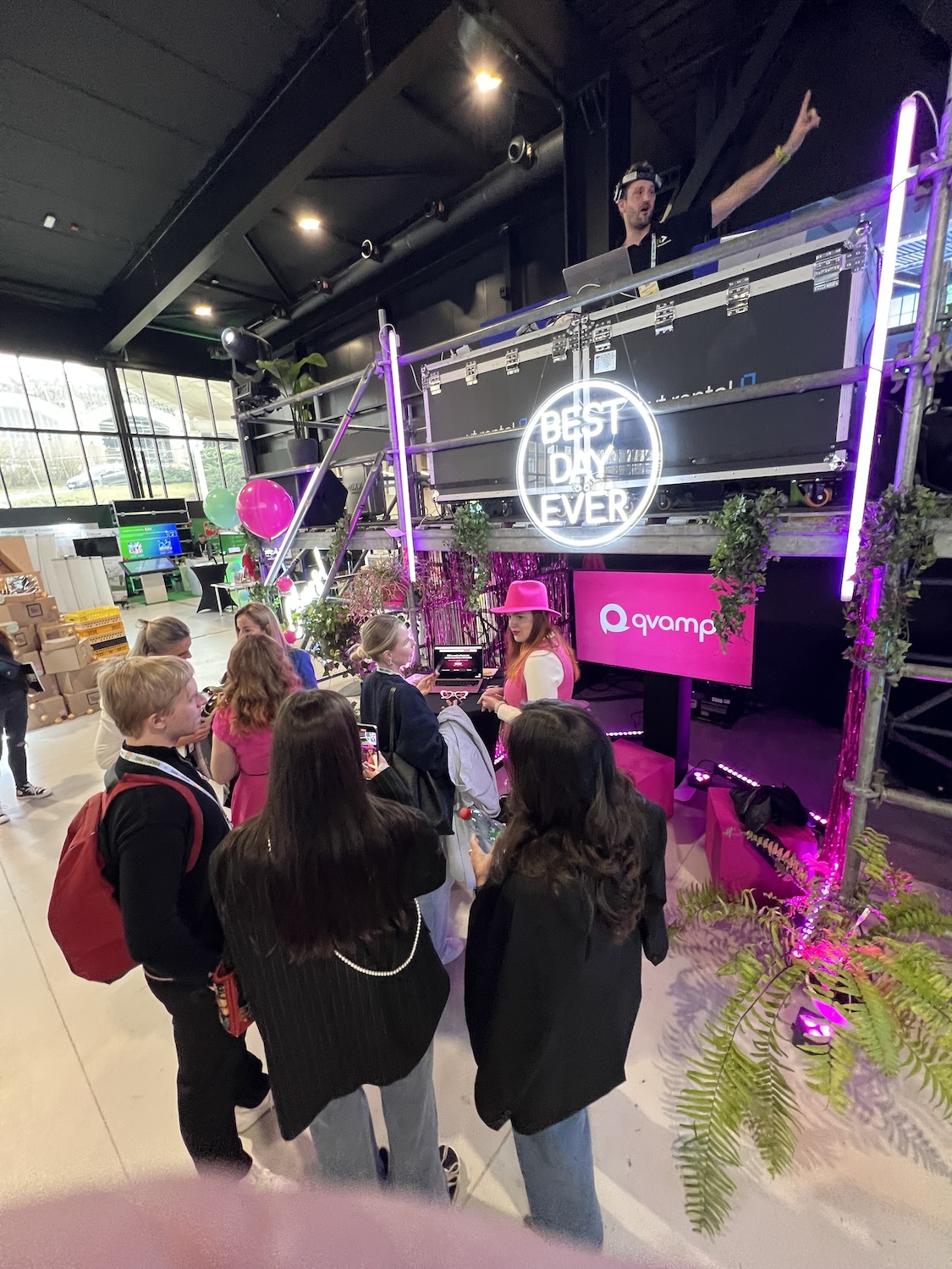 Event Fest 2025 - Qvamp team at the event conference